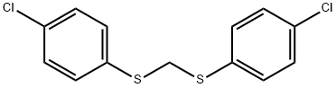 BIS(4-CHLOROPHENYLTHIO)METHANE Struktur
