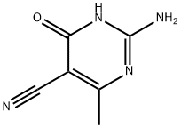 5-Pyrimidinecarbonitrile, 2-amino-1,4-dihydro-6-methyl-4-oxo- (9CI) Structure