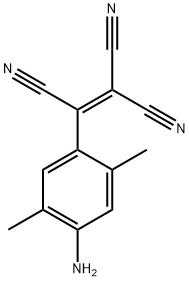2-(4-Amino-2,5-xylyl)-1,1,2-ethenetricarbonitrile Struktur