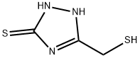 3-Mercaptomethyl-4,5-dihydro-1H-1,2,4-triazole-5-thione Struktur