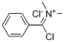 N-(chloro(phenyl)Methylene)-N-MethylMethanaMiniuM chloride Struktur