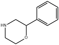2-フェニルモルホリン 化学構造式