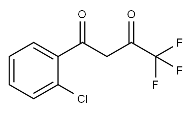 1-(2-CHLOROPHENYL)-4,4,4-TRIFLUOROBUTANE-1,3-DIONE Structure