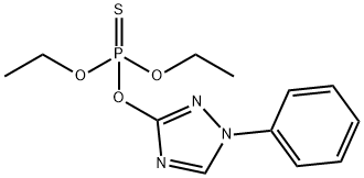三唑磷, 24017-47-8, 结构式