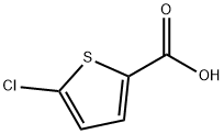 5-Chloro-2-thiophenecarboxylic Acid Struktur