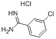 3-クロロベンズアミジン塩酸塩 化学構造式