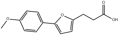 3-[5-(4-METHOXY-PHENYL)-FURAN-2-YL]-PROPIONIC ACID Structure