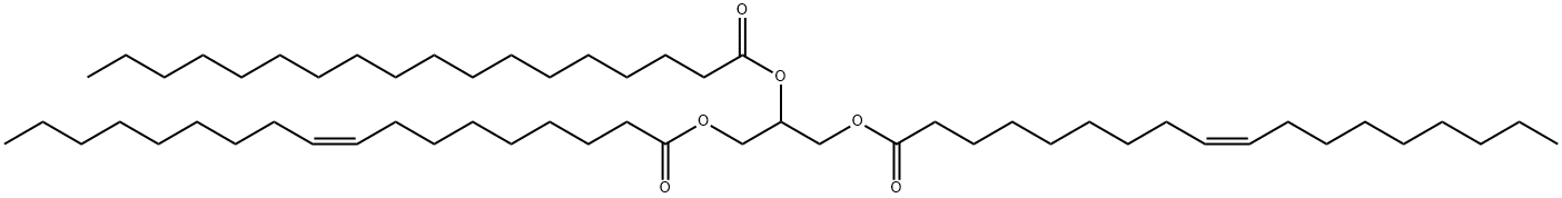 1,3-dioleoyl-2-stearoylglycerol 结构式