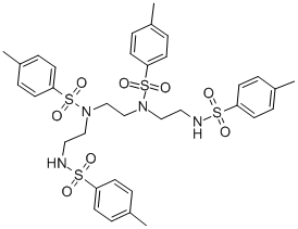1,4,7,10-TETRA(P-TOSYLSULFONAMIDO)DECANE 结构式