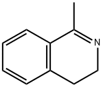 1 - 甲基 - 3,4 - 二氢异喹啉 结构式