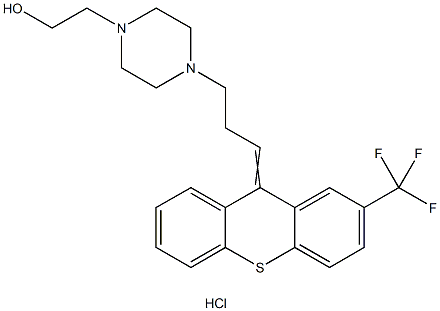 4-[3-[2-(Trifluormethyl)-9H-thioxanthen-9-yliden]propyl]piperazin-1-ethanoldihydrochlorid