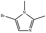 5-ブロモ-1,2-ジメチル-1H-イミダゾール 化学構造式