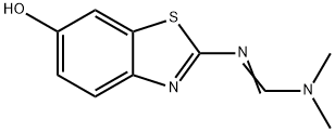 Formamidine, N-(6-hydroxy-2-benzothiazolyl)-N,N-dimethyl- (7CI,8CI) 结构式