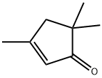 3,5,5-Trimethyl-2-cyclopenten-1-one Structure