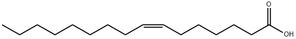 (E)-hexadec-7-enoic acid 结构式