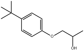 1-[4-(1,1-Dimethylethyl)phenoxy]-2-propanol 结构式