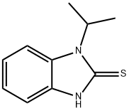 1-异丙基-1H-苯并咪唑-2-硫醇, 2416-65-1, 结构式