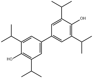 3,3',5,5'-Tetraisopropylbiphenyl-4,4'-diol Structure
