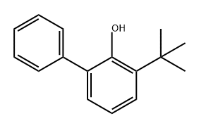 3-tert-ブチル-1,1'-ビフェニル-2-オール 化学構造式