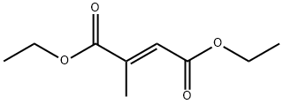 2-Methylfumaric acid diethyl ester 结构式