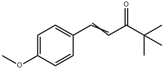 1-(4-Methoxyphenyl)-4,4-dimethyl-1-penten-3-one Struktur
