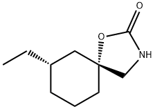 1-Oxa-3-azaspiro[4.5]decan-2-one,7-ethyl-,cis-(8CI) Structure