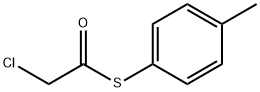 S-氯乙酰基-P-巯基甲苯 结构式