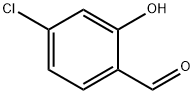 4-Chloro-2-hydroxybenzaldehyde Struktur