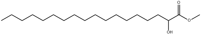 METHYL 2-HYDROXYOCTADECANOATE Struktur