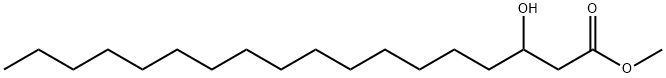 3-Hydroxyoctadecanoic acid methyl ester Struktur
