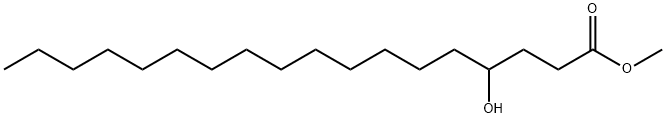 4-Hydroxyoctadecanoic acid methyl ester Struktur