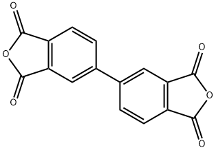 3,3',4,4'-Biphenyltetracarboxylic dianhydride Struktur