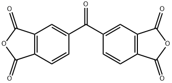 3,3',4,4'-二苯甲酮四甲酸二酐 结构式