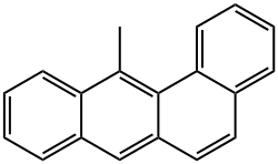 12-Methylbenz[a]anthracene. Struktur