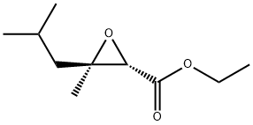 ethyl trans-3-methyl-3-isobutyloxirane-2-carboxylate Structure