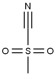 methanesulphonyl cyanide Structure