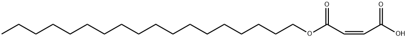 Z-2-丁烯二酸单十八酯 结构式