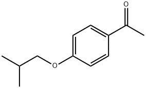 1-(4-异丁氧基苯基)乙酮 结构式