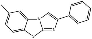 6-METHYL-2-PHENYLIMIDAZO[2,1-B]BENZOTHIAZOLE Structure