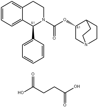 索利那新琥珀酸盐, 242478-38-2, 结构式