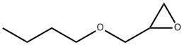 ブチルグリシジルエーテル 化学構造式