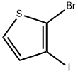 2-ブロモ-3-ヨードチオフェン 化学構造式