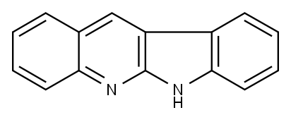 6H-インドロ[2,3-b]キノリン 化学構造式