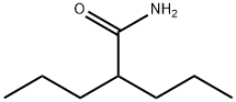 2-プロピルバレルアミド 化学構造式