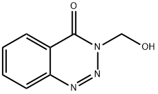 3-(ヒドロキシメチル)-1,2,3-ベンゾトリアジン-4(3H)-オン 化学構造式