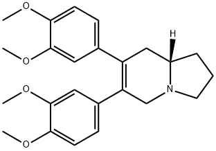 (8aS)-6,7-Bis(3,4-dimethoxyphenyl)-1,2,3,5,8,8a-hexahydroindolizine Structure