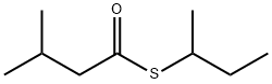 3-甲基硫羟丁酸-S-(1-甲基丙基)酯 结构式