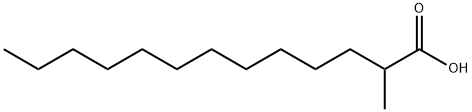 2-methyltridecanoic acid Structure