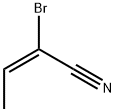 (E)-2-bromo-2-butenenitrile Structure