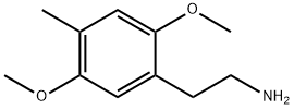 2,5-ジメトキシ-4-メチルフェネチルアミン 化学構造式